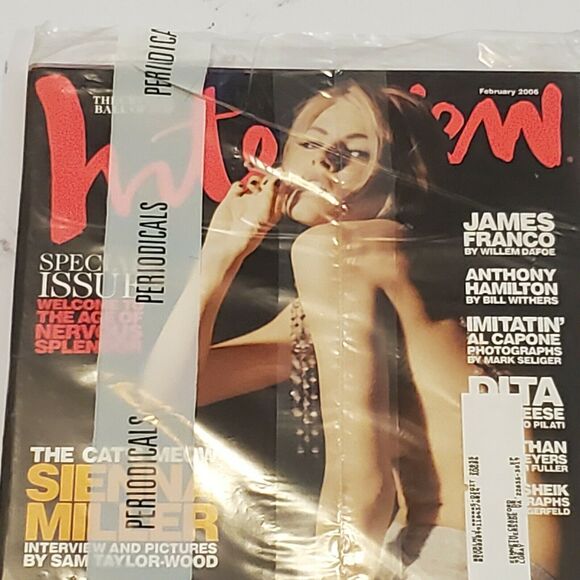 NEW Sienna Miller Interview Magazine Feb 2006 Factory Sealed - Picture 2 of 4